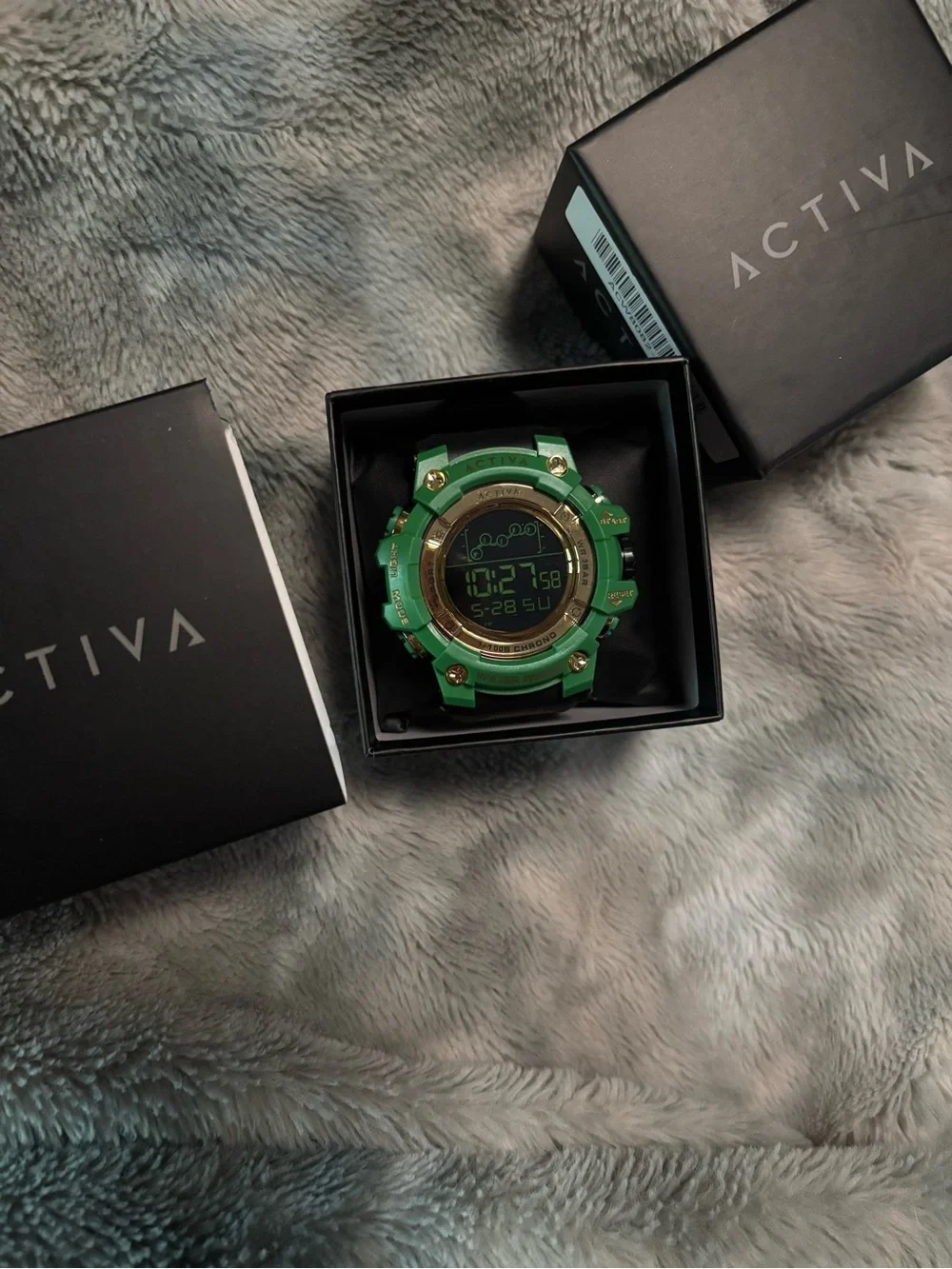 Activa X Invicta Digital Unisex Watch - 50mm, Black (ACW8082-022)